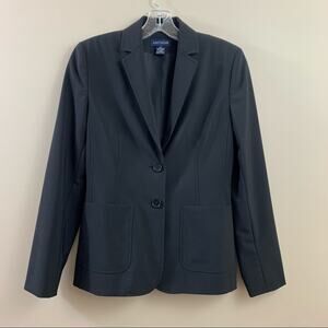 Ann Taylor Two Button Black Blazer